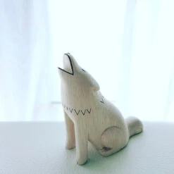 Pole Pole Loup En Bois - T Lab