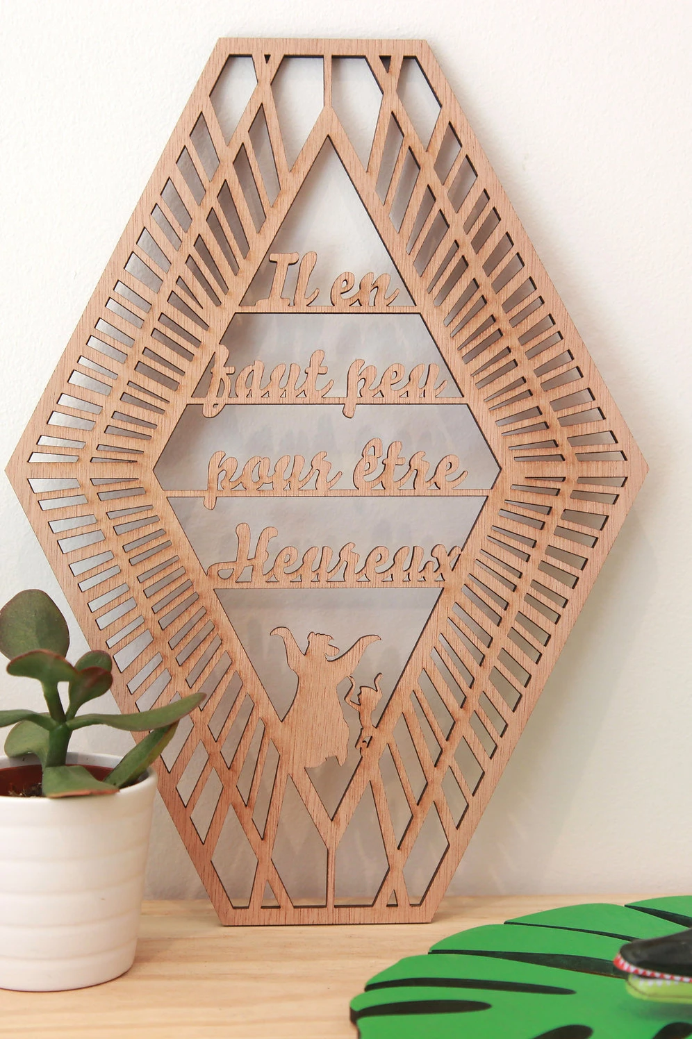 Décoration Murale Personnalisable En Bois - Découpe Laser 2 Décoration Murale Personnalisable En Bois - Découpe Laser – Image 2