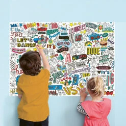 Poster Géant & 100 Stickers - Omy 20 Poster Géant & 100 Stickers - Omy -Décorer Les Cadeaux 4593fe 317ef77e067b401c9b619915bf5c789fmv2