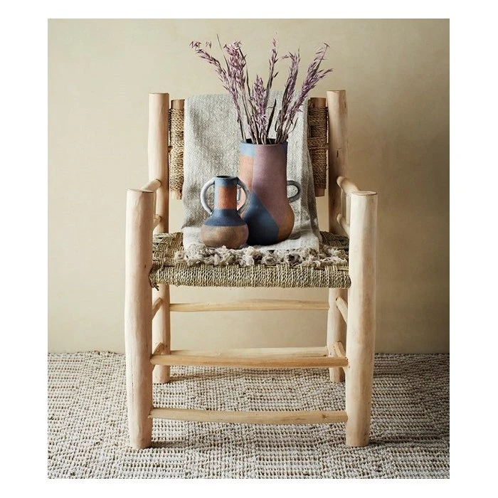 Vase Terracotta Multicolore Petit - Madam Stoltz 2 Vase Terracotta Multicolore Petit - Madam Stoltz – Image 2