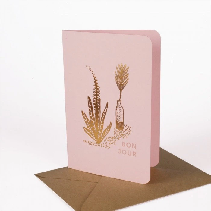 Carte Postale Bonjour - Les Éditions Du Paon 1 Carte Postale Bonjour - Les Éditions Du Paon