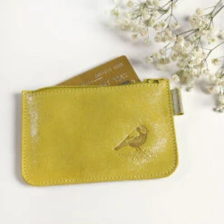 Porte-monnaie Jaune Pailletée - Barnabé Aime Le Café