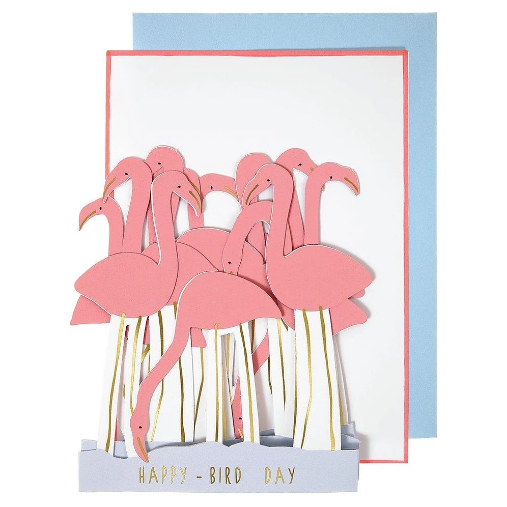 Carte Postale Flamant Rose - Meri Meri 2 Carte Postale Flamant Rose - Meri Meri – Image 2