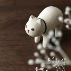 Pole Pole Chat Blanc En Bois - T Lab -Décorer Les Cadeaux 4593fe 49a5394c4bd844a991c9707c138e9373mv2