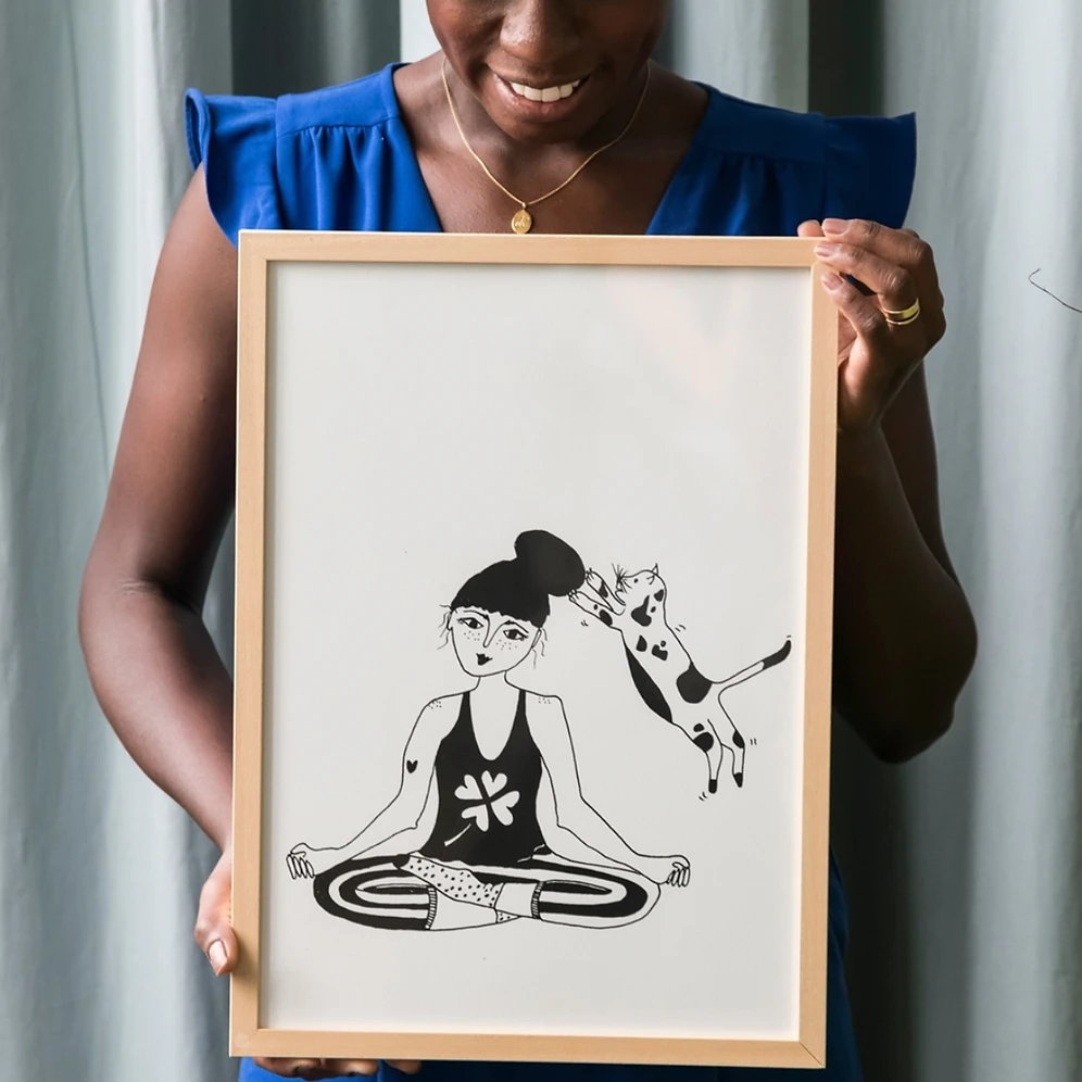 Affiche A4 Flower Girl - Helen B 3 Affiche A4 Flower Girl - Helen B – Image 3