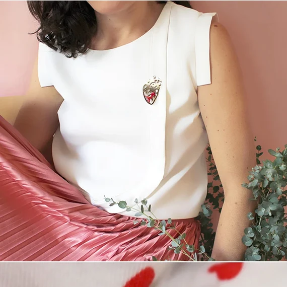 COEUR BATTANT - PIN'S - Christelle Dit Christensen 3 COEUR BATTANT - PIN'S - Christelle Dit Christensen – Image 3