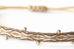 Bracelet Perlé Marron Clair - Mazonia