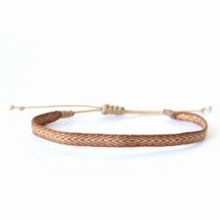 Bracelet Grand Marron Clair - Mazonia