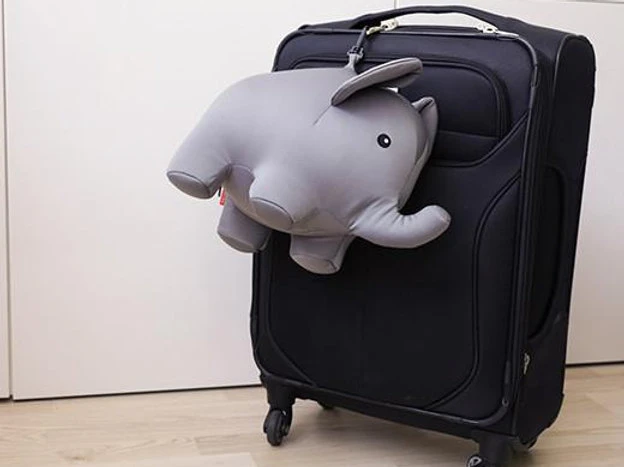 Coussin Cale-Tête Éléphant Kikkerland 4 Coussin Cale-Tête Éléphant Kikkerland – Image 4