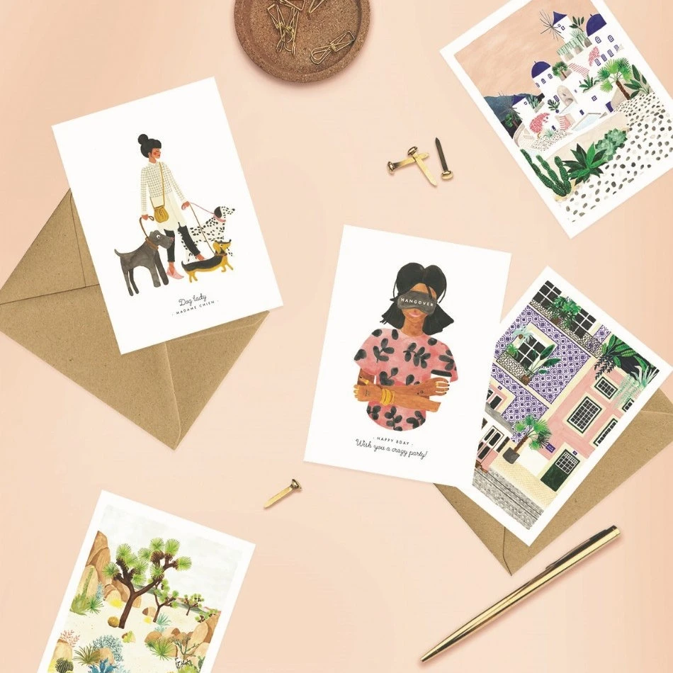 Carte Postale Loving Hipsters - All The Way To Say 2 Carte Postale Loving Hipsters - All The Way To Say – Image 2