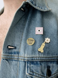 Broche Pin's Serpent Bleu Coquin - Dicks Don't Lies -Décorer Les Cadeaux 4593fe b094b8873ed34976849d2a71119a01efmv2 2