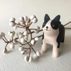 Pole Pole Chien Boston En Bois - T Lab -Décorer Les Cadeaux 4593fe bb68966aceb544c19840463413d2f4ffmv2