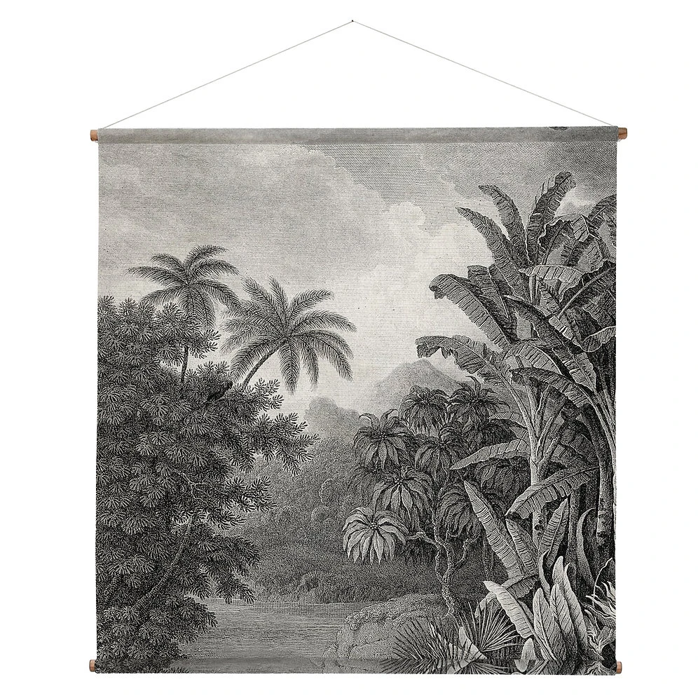 Toile Jungle - Wall Chart - Hk Living 1 Toile Jungle - Wall Chart - Hk Living