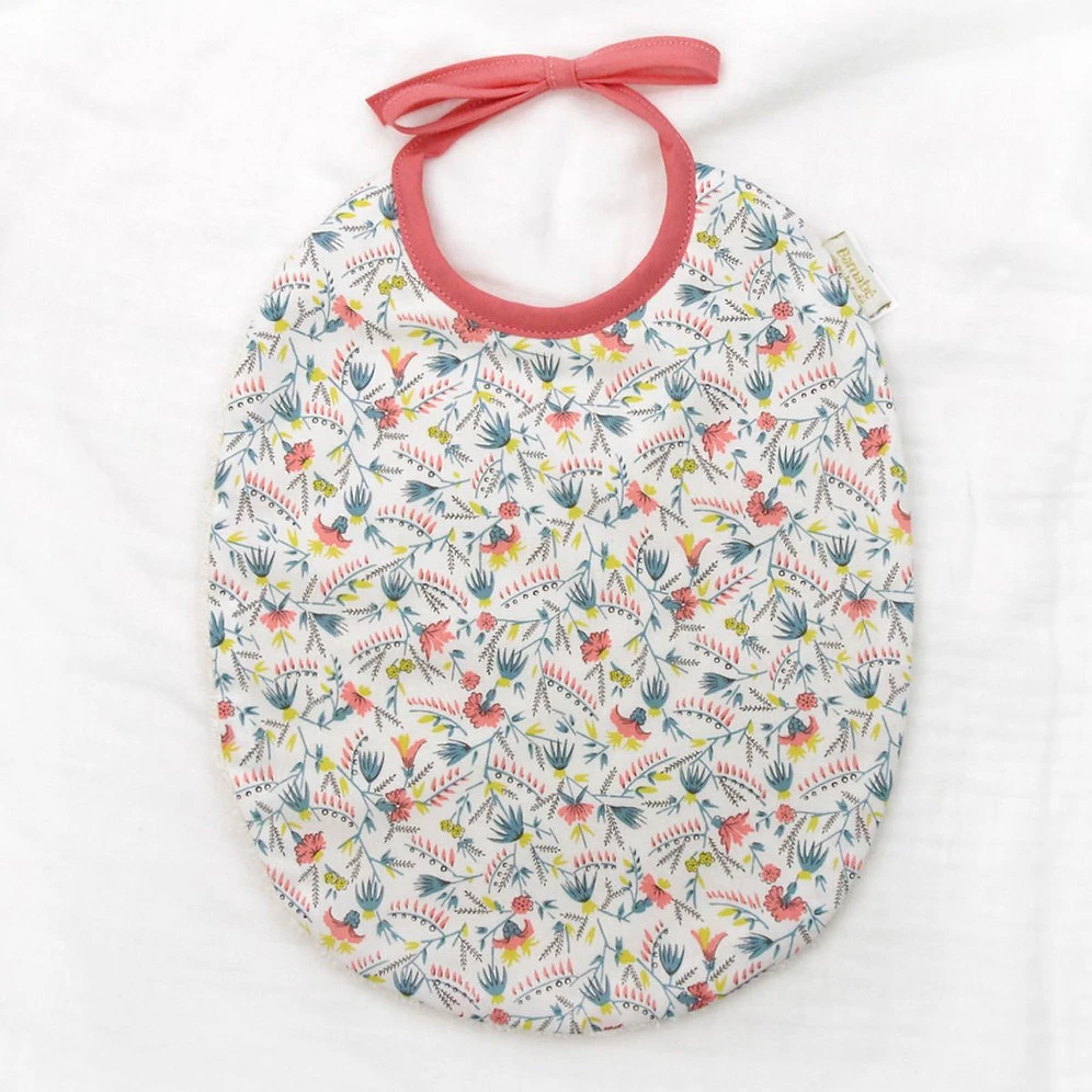 Bavoir Liberty Albertine - Barnabé Aime Le Café 1 Bavoir Liberty Albertine - Barnabé Aime Le Café