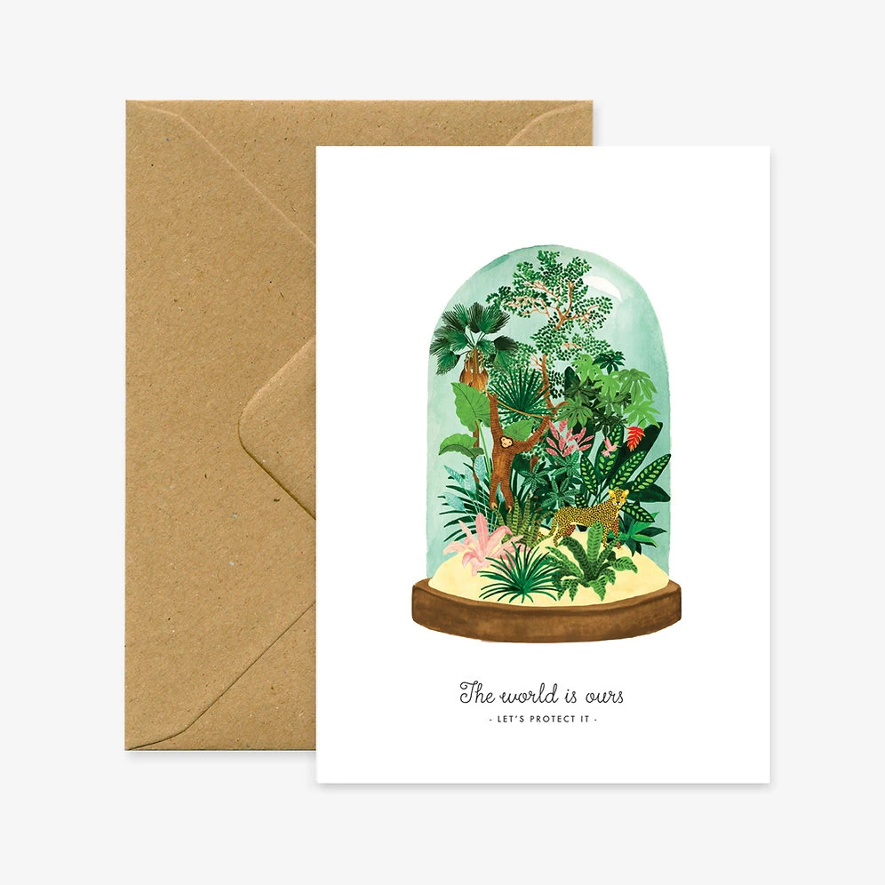 Carte Postale World To Protect - All The Ways To Say 1 Carte Postale World To Protect - All The Ways To Say