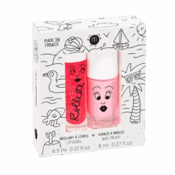 Coffret Vernis à L'eau+ Brillant à Lèvres Kids - Nailmatic -Décorer Les Cadeaux 4593fe e391c7f0c5594f35b477bb42cd8faa74mv2