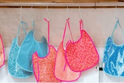 Bavoir Toile Cirée - Zazen Tangerine Petit Pan