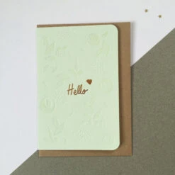 Carte Postale Hello - Les Éditions Du Paon